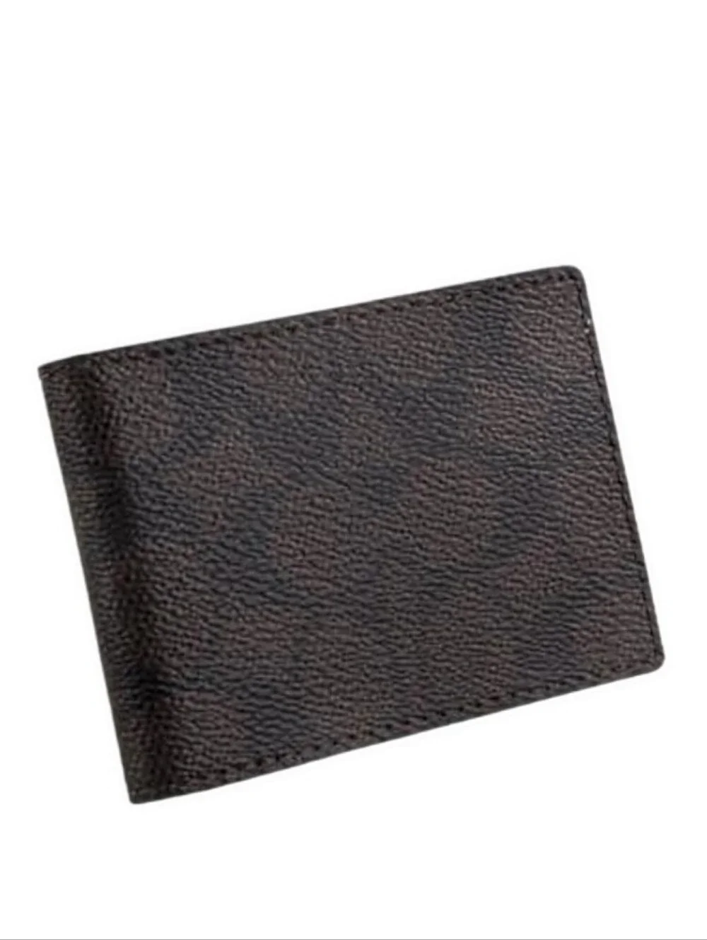 💼 NWT Men's Coach Walnut Brown Signature Compact Billfold Credit Card ID Wallet